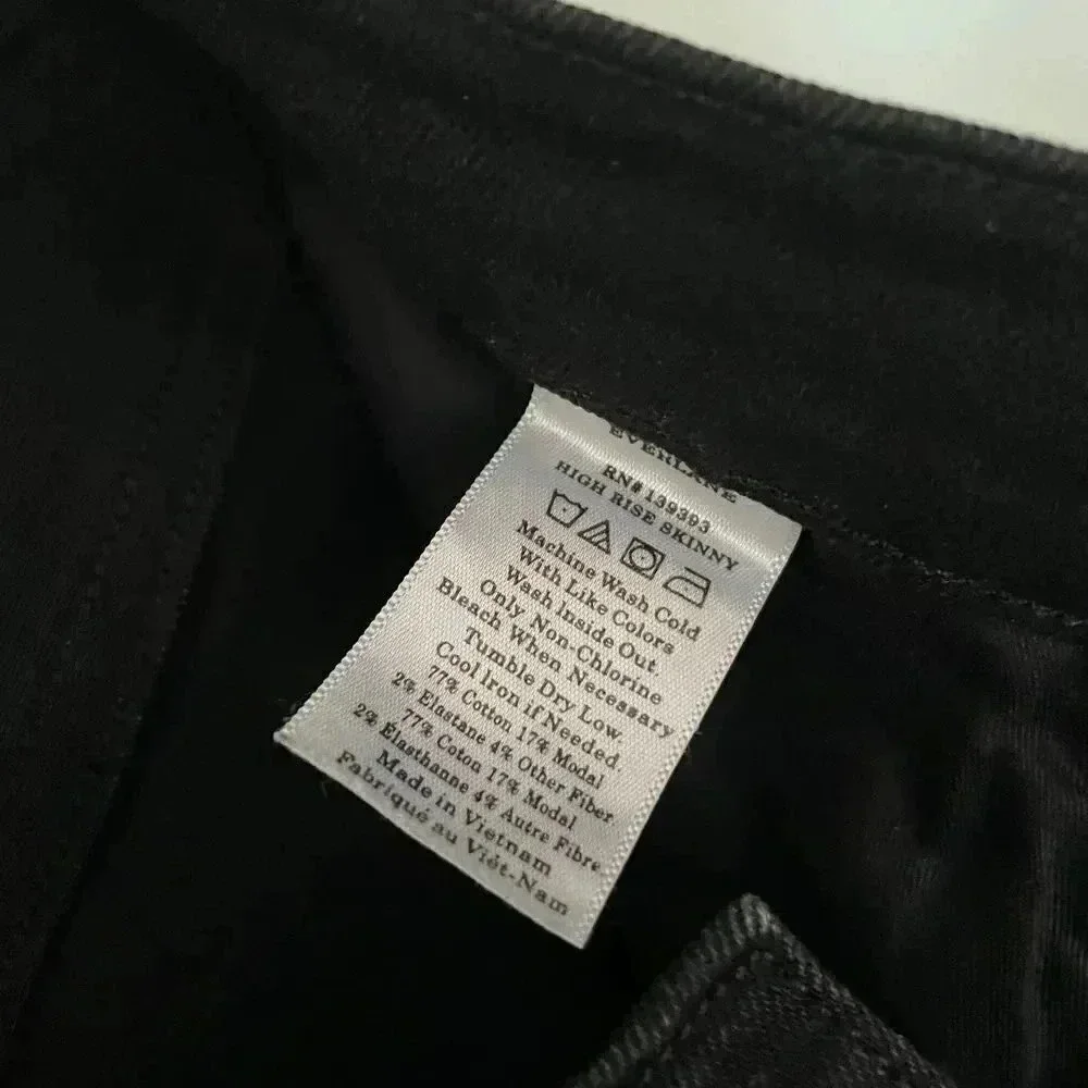 Everlane | High Rise  Authentic Stretch Ankle Jeans - Picture 9 of 10